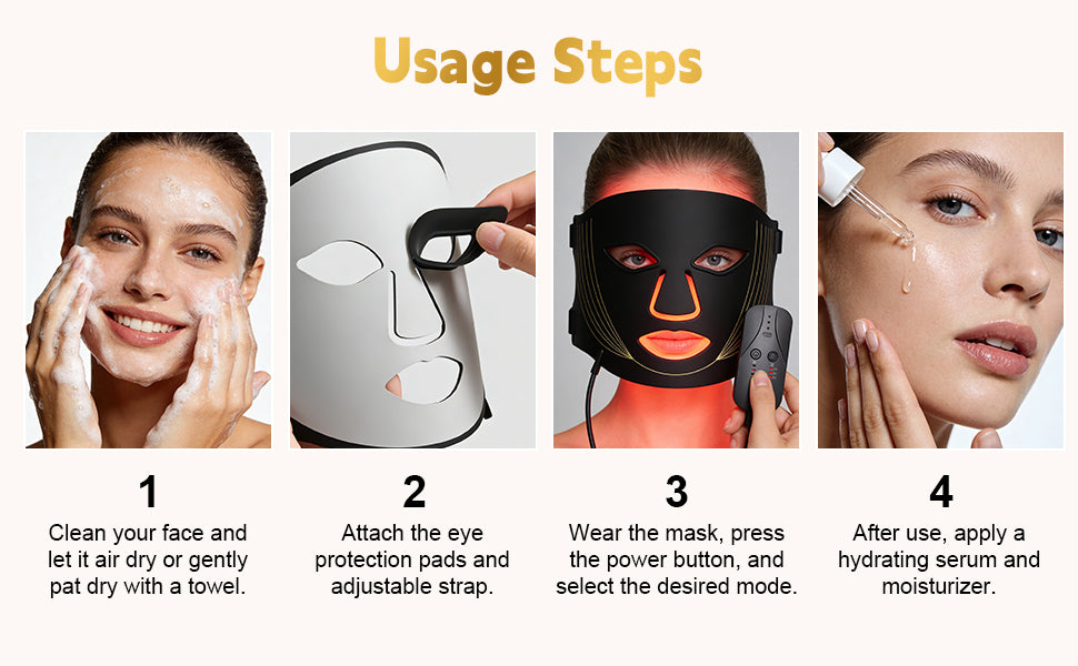 7-Color LED Light Therapy Face Mask for Skin Rejuvenation