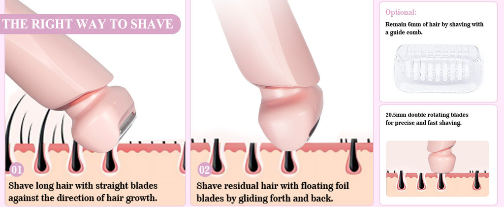 Painless Electric Hair Remover for Women