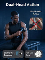 Dual-Head Percussion Massage Gun for Deep Tissue Muscle Relief