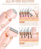 Electric Women's Body Hair Shaver and Bikini Trimmer