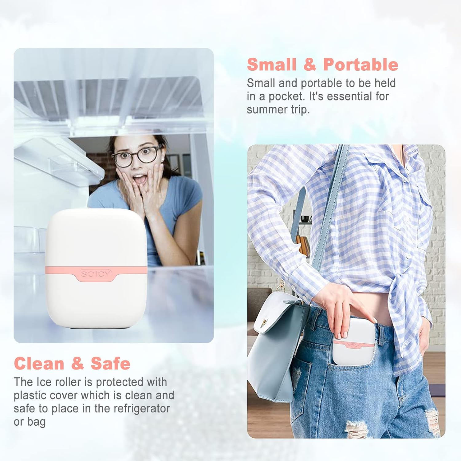 Double Ended Ice Roller for Face and Body - 11