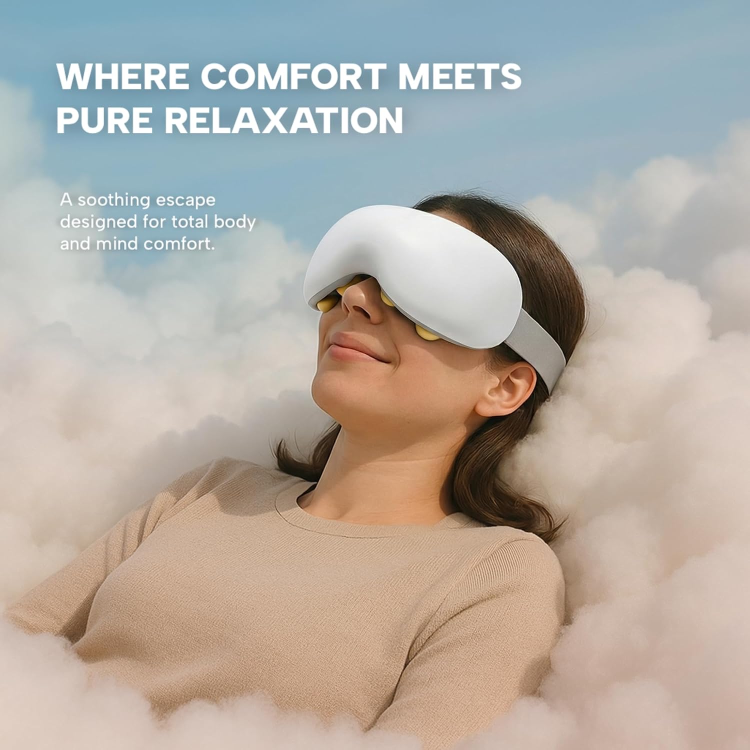 Smart Eye Massager with Cooling and Vibration for Eye Strain Relief - 13