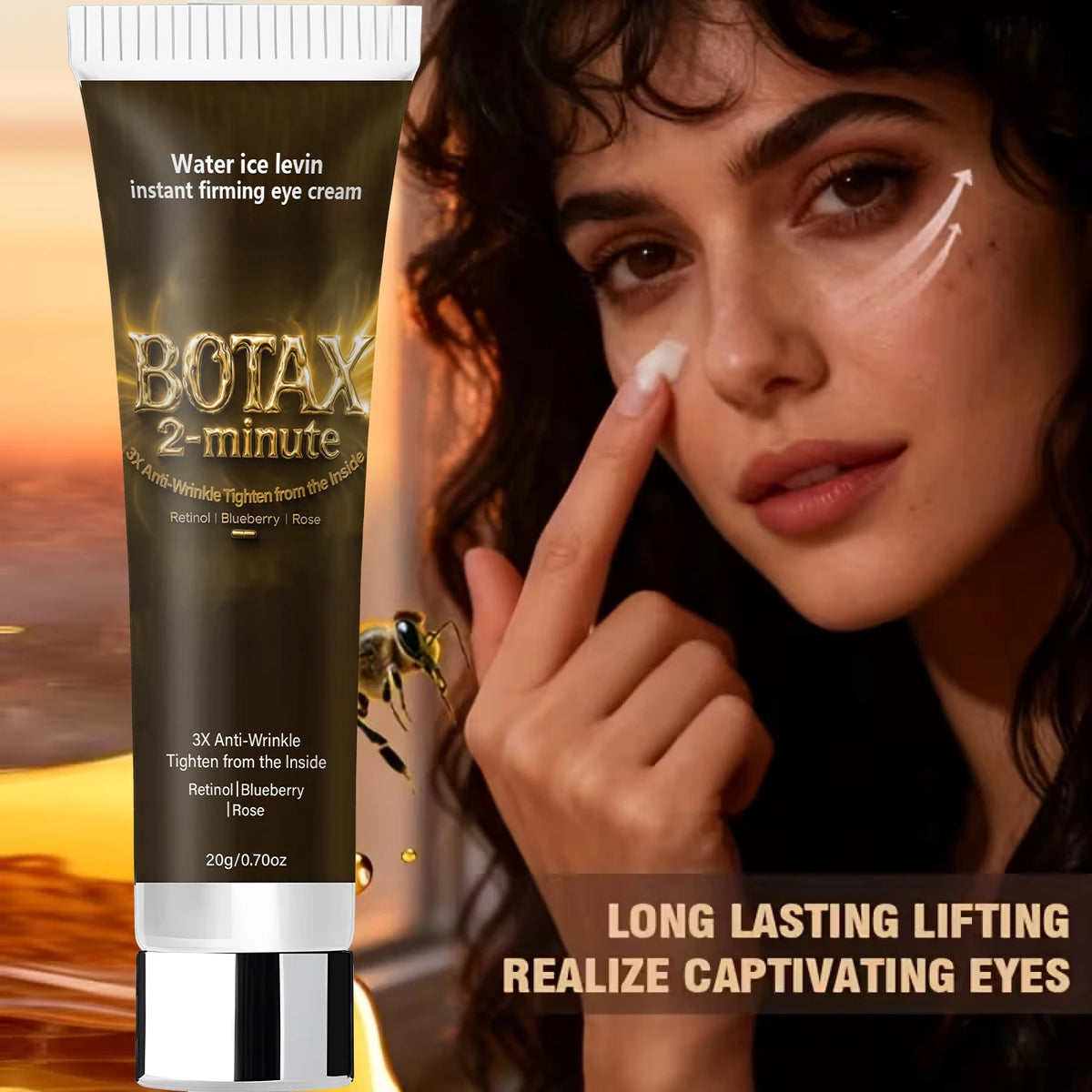 Water Ice Levin Instant Firming Eye Cream Retinol Anti Wrinkle Treatment