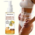 Natural Ginger Arnica Massage Oil Hydrating Plant Based Body Care 100g