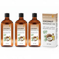 Natural Coconut Massage Oil with Lemongrass Hydrating Body Skin Care