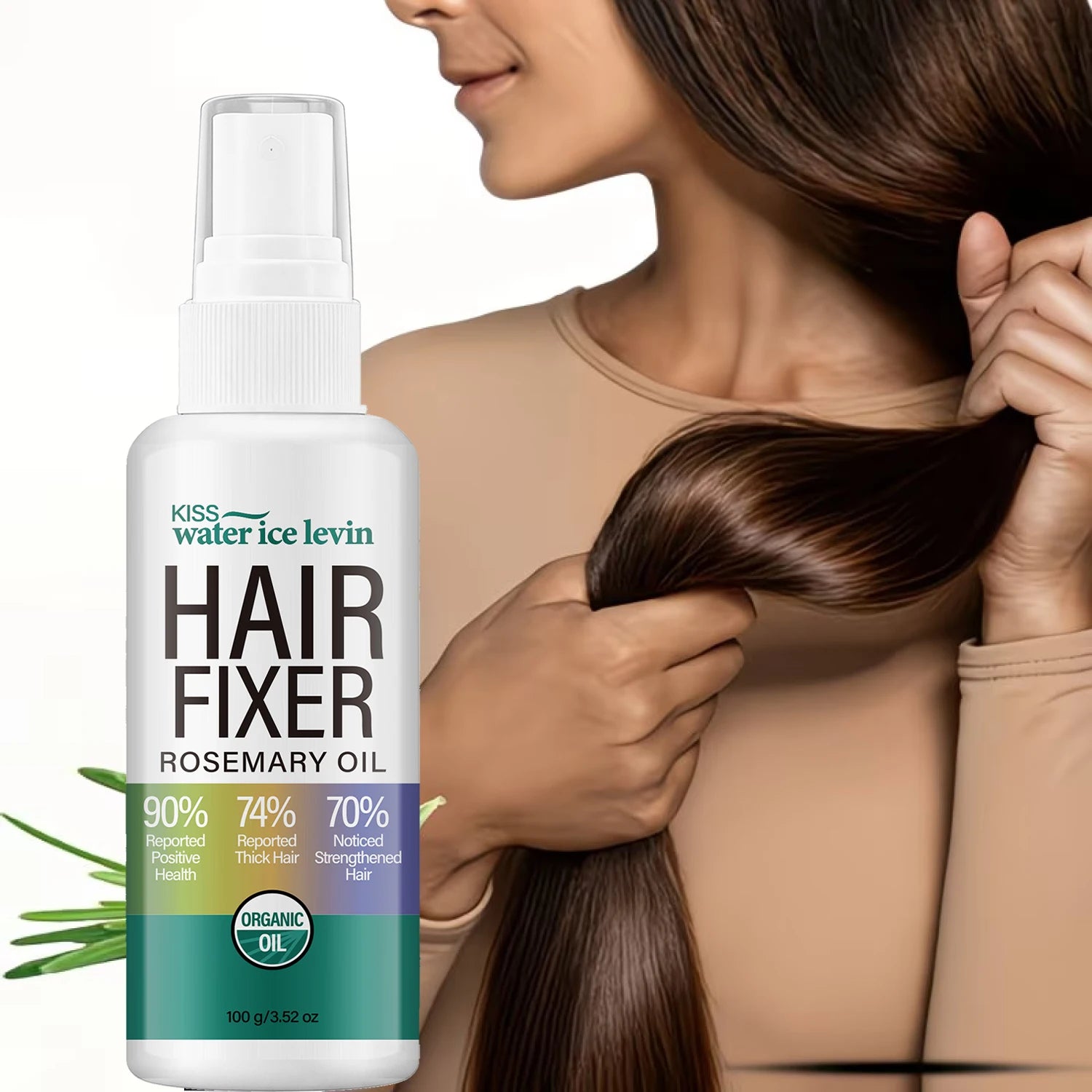 Rosemary Oil Hair Fixer Spray 100g Collagen Bee Venom Anti Frizz Mist
