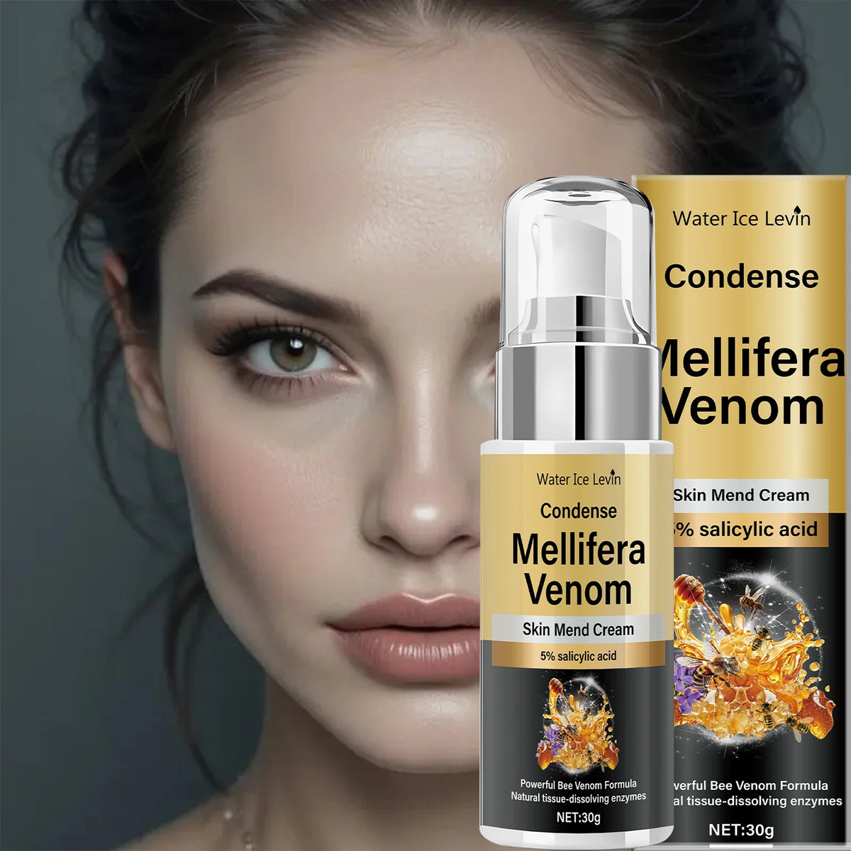Water Ice Levin Bee Venom Skin Repair Cream with Salicylic Acid 30g