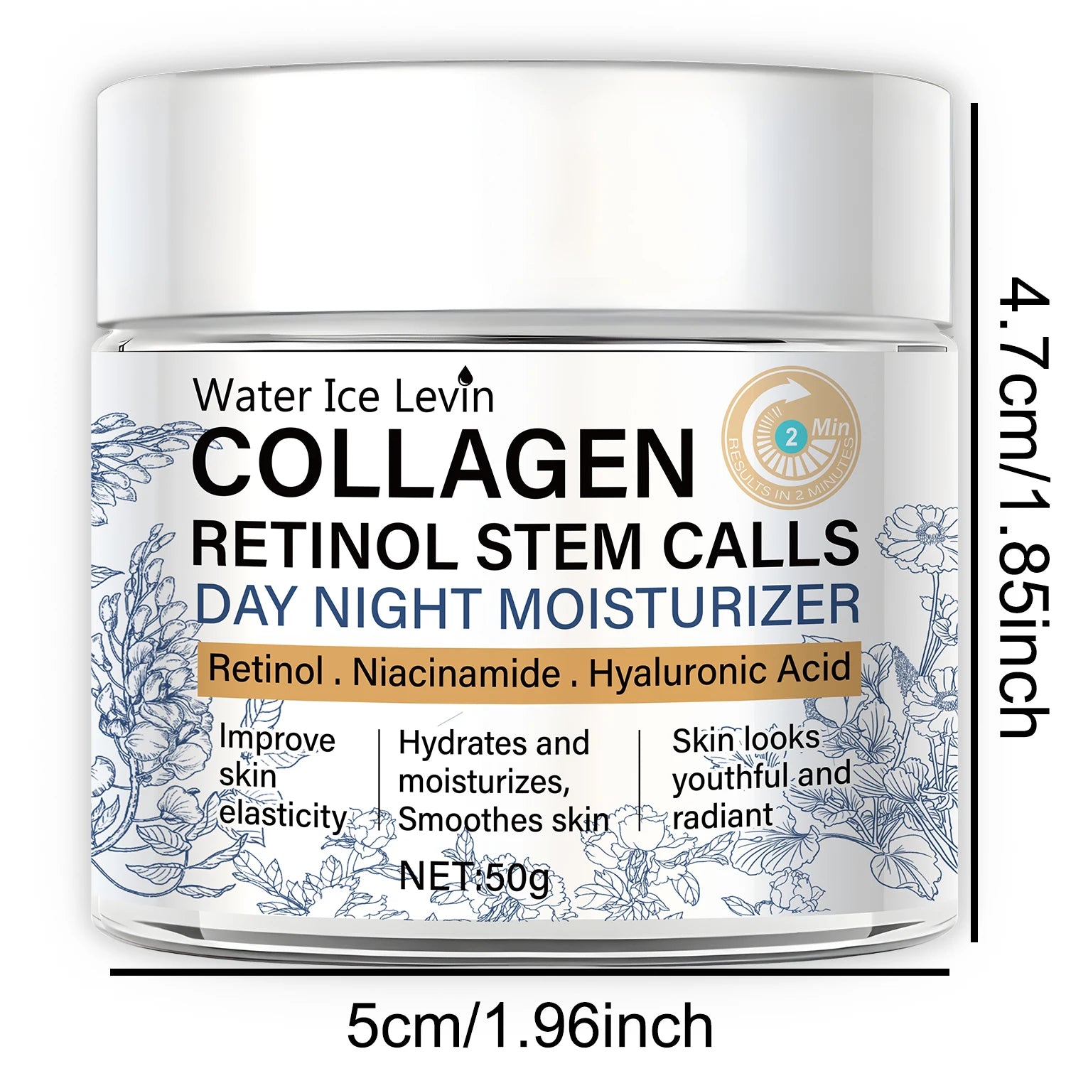 Collagen Retinol Moisturizing Cream Anti Aging Face Treatment 50g - 5