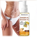 Natural Ginger Arnica Massage Oil Hydrating Plant Based Body Care 100g