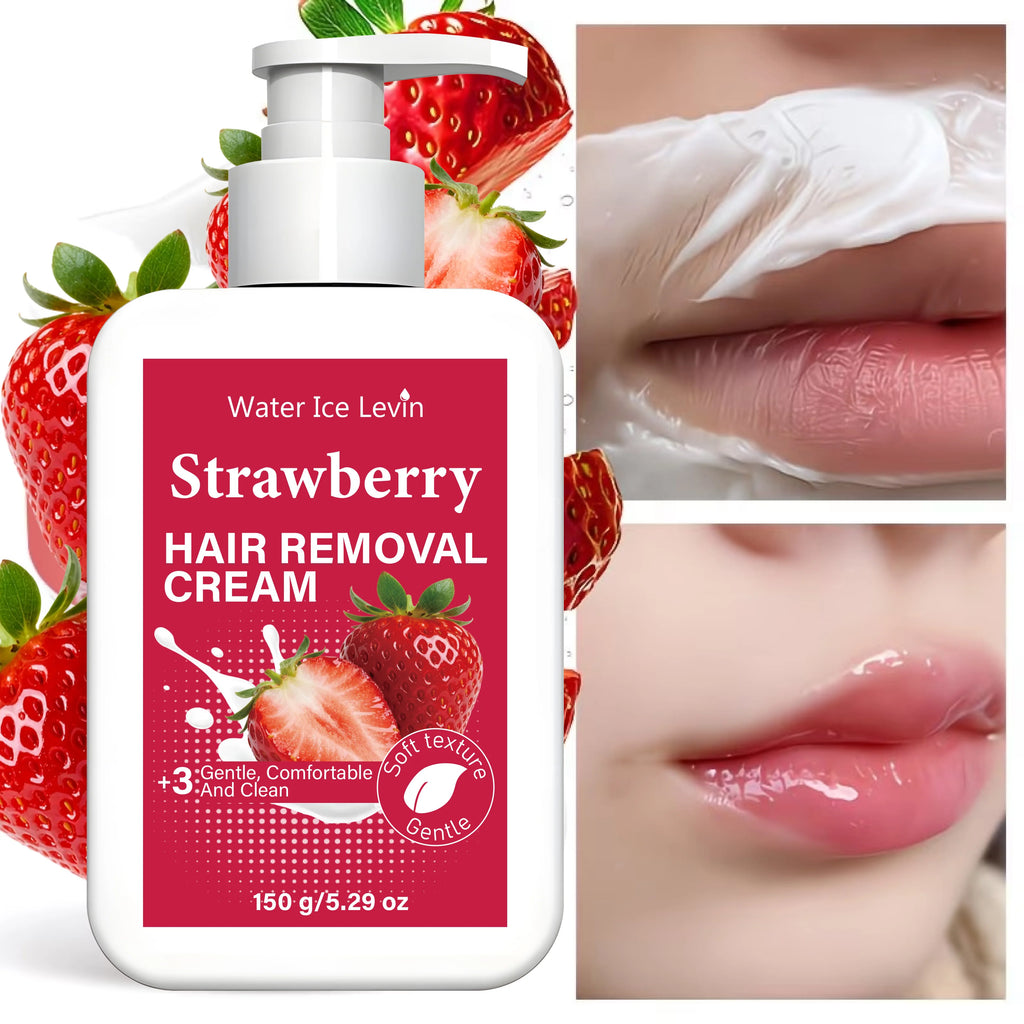 Water Ice Levin Strawberry Hair Removal Cream Gentle Depilatory 150g