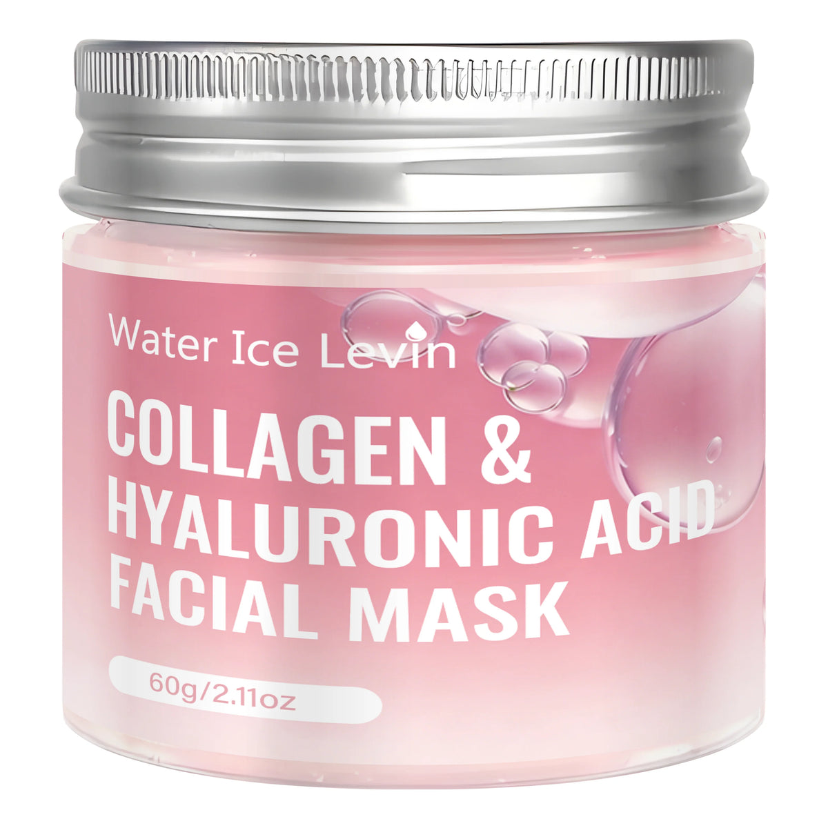 Water Ice Levin Collagen Hyaluronic Acid Facial Mask 60g Hydrating Cream