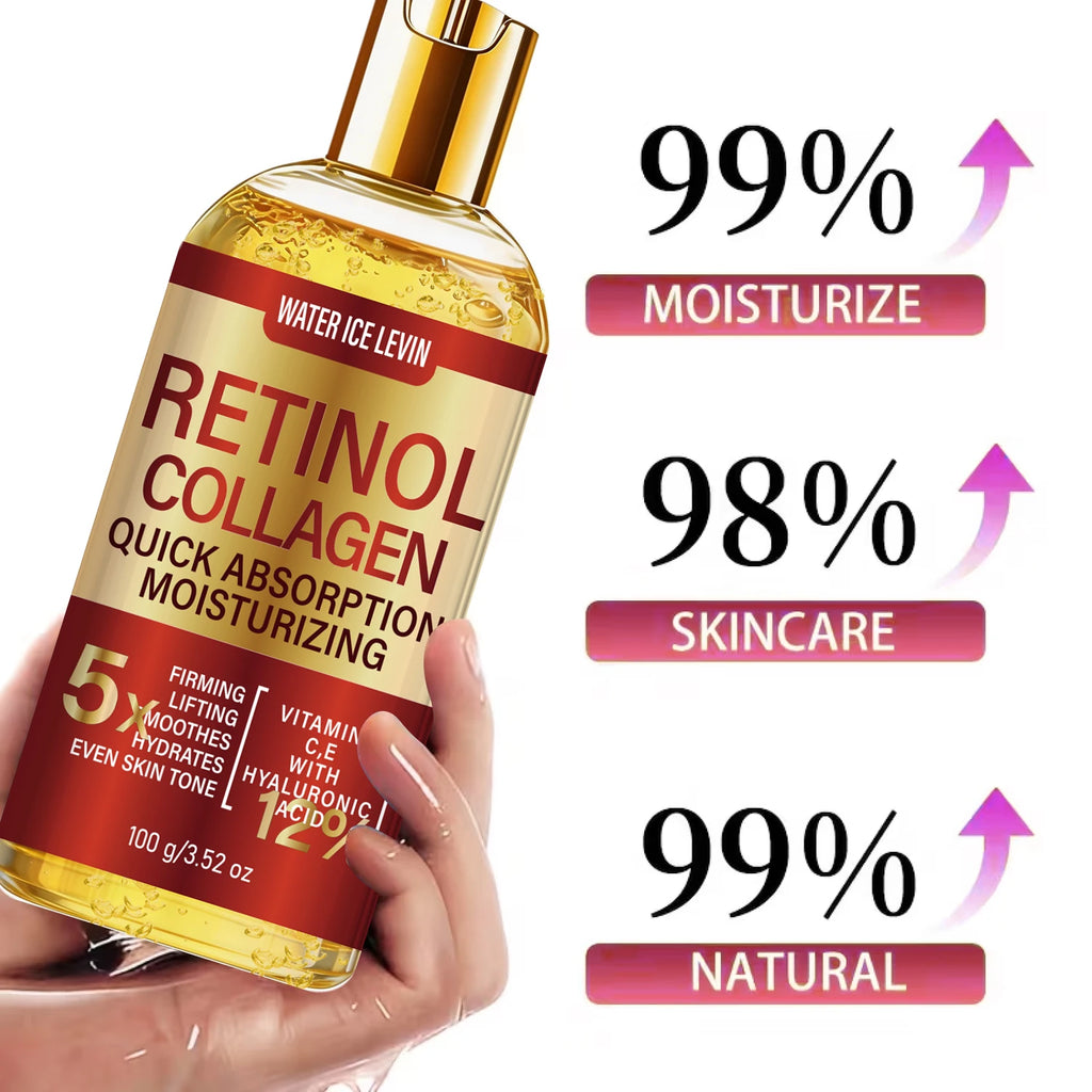 Retinol Collagen Body Oil Moisturizing Firming Skin Treatment 100g