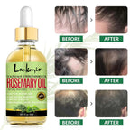 Lockmio Rosemary Hair Growth Oil and Curly Hair Detangling Brush Set