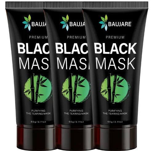 Baujare Blackhead Remover Charcoal Peel Off Face Mask for All Skin Types