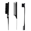 3 Piece Hair Styling Comb and Edge Control Brush Set