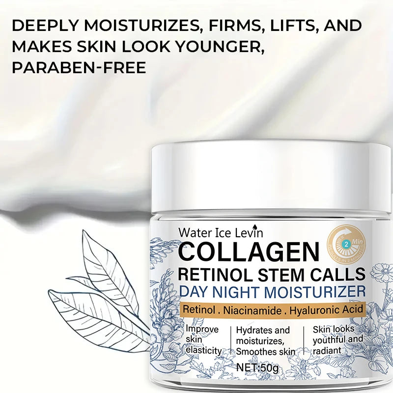 Collagen Retinol Moisturizing Cream Anti Aging Face Treatment 50g - 2