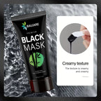 Baujare Blackhead Remover Charcoal Peel Off Face Mask for All Skin Types