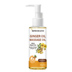 Natural Ginger Arnica Massage Oil Hydrating Plant Based Body Care 100g