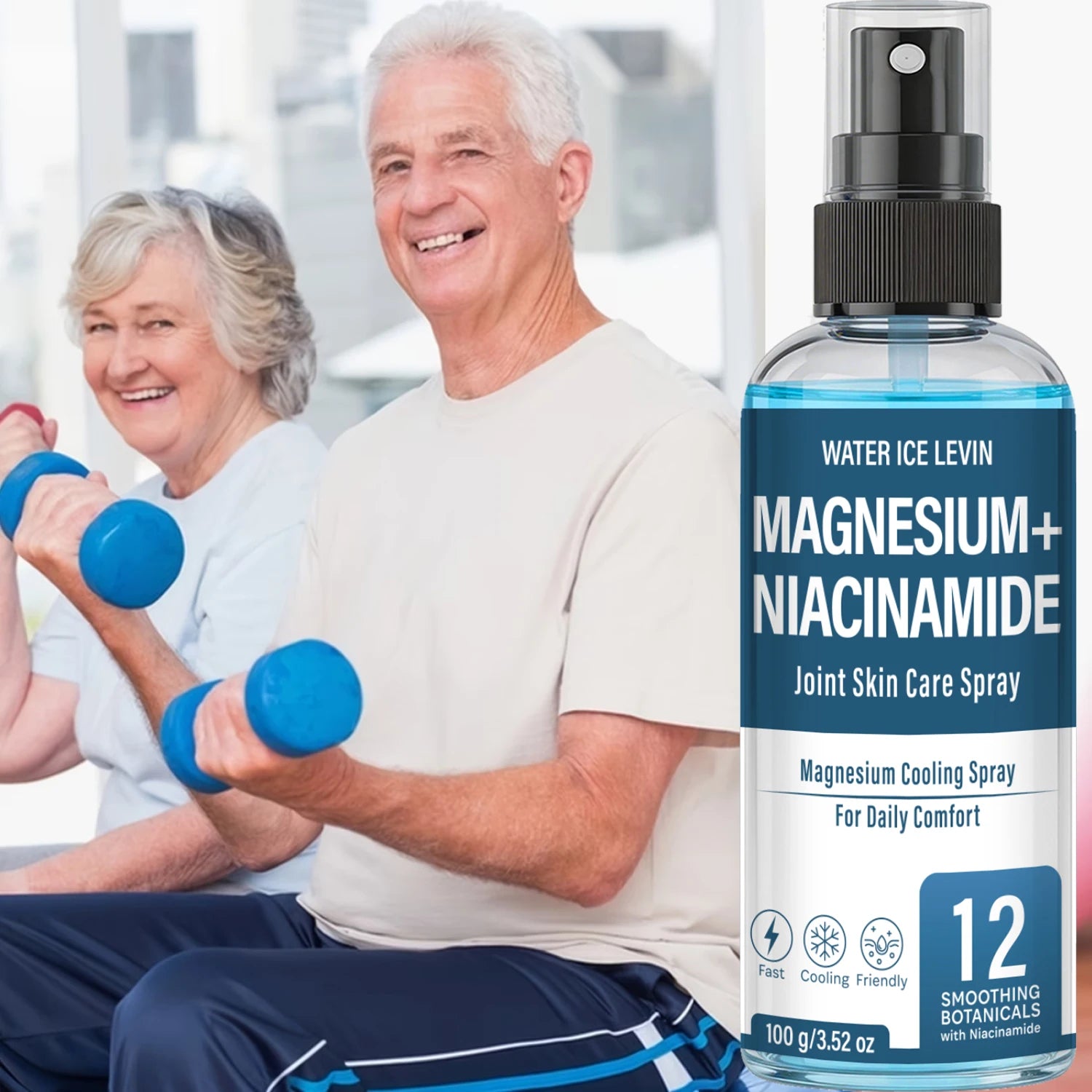 Magnesium Cooling Joint Spray Niacinamide Relief and Comfort Mist - 3