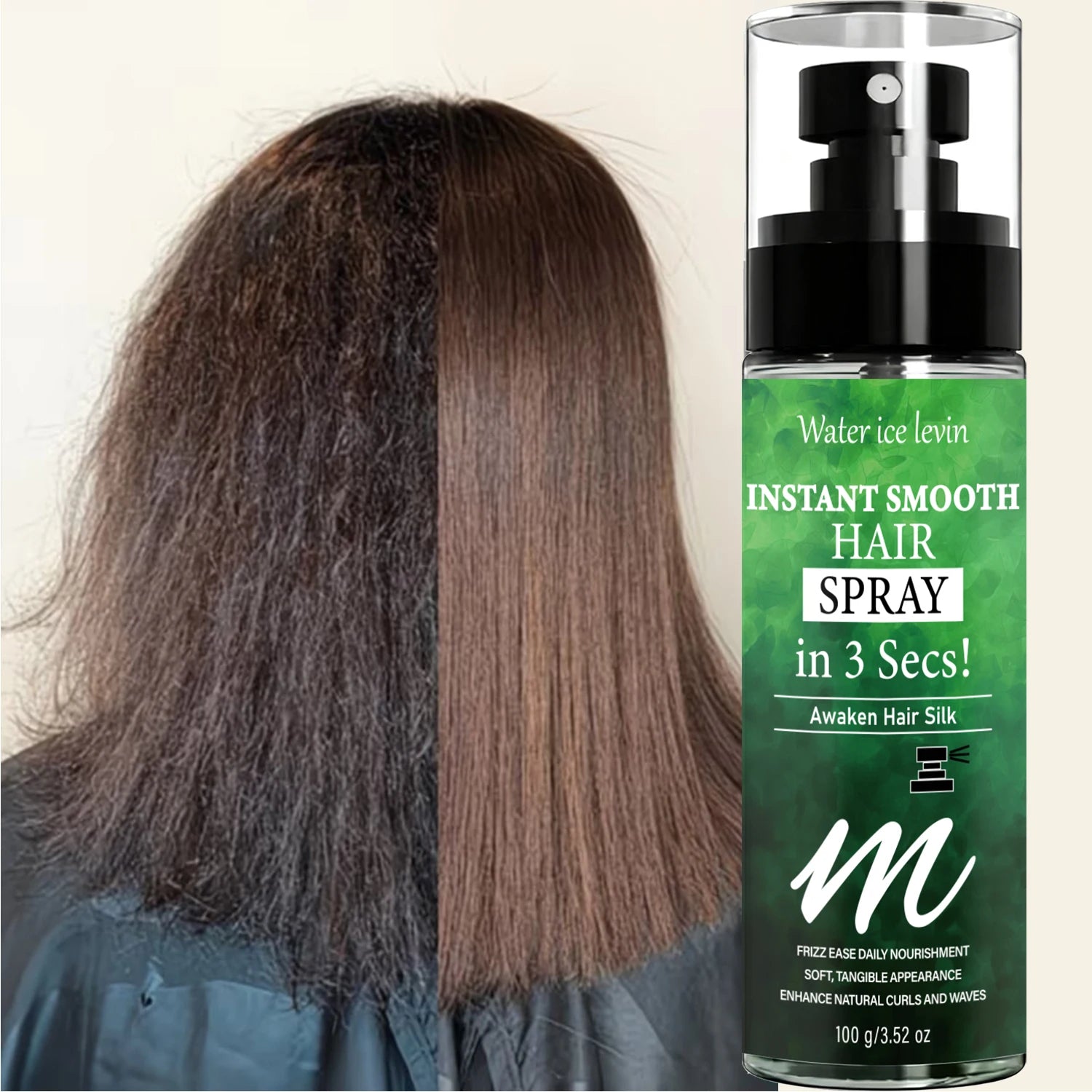 Keratin Biotin Rosemary Oil Hair Smoothing Frizz Ease Mist 100g