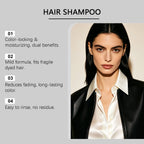 100ml Herbal Black Hair Dye Shampoo for All Hair Types