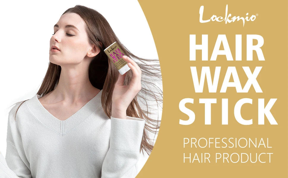 Lockmio Hair Wax Stick 16g for Frizz and Flyaway Control