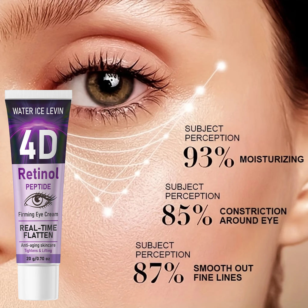 4D Retinol Peptide Eye Cream Firming Anti Aging Collagen Eye Treatment