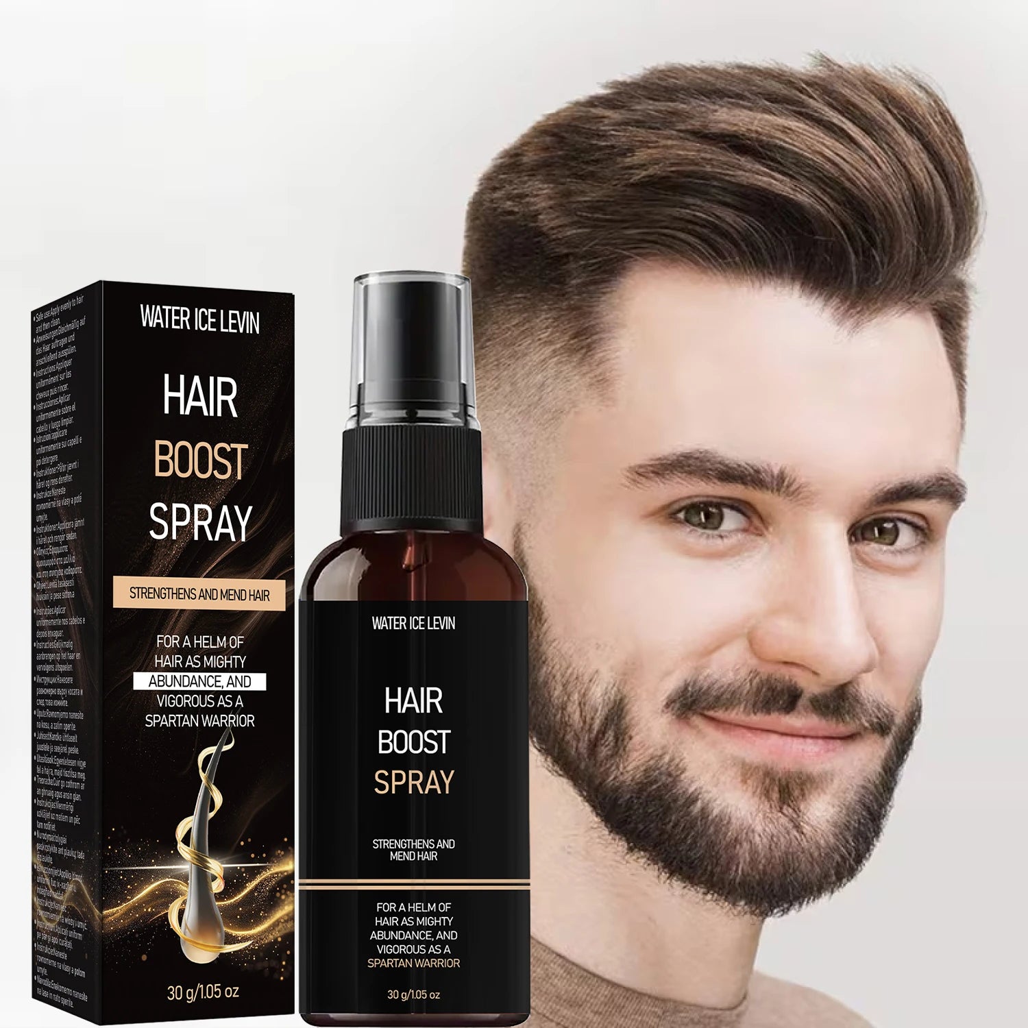 Hair Boost Spray Strengthening Keratin Biotin Repair Treatment - 1