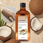 Natural Coconut Massage Oil with Lemongrass Hydrating Body Skin Care