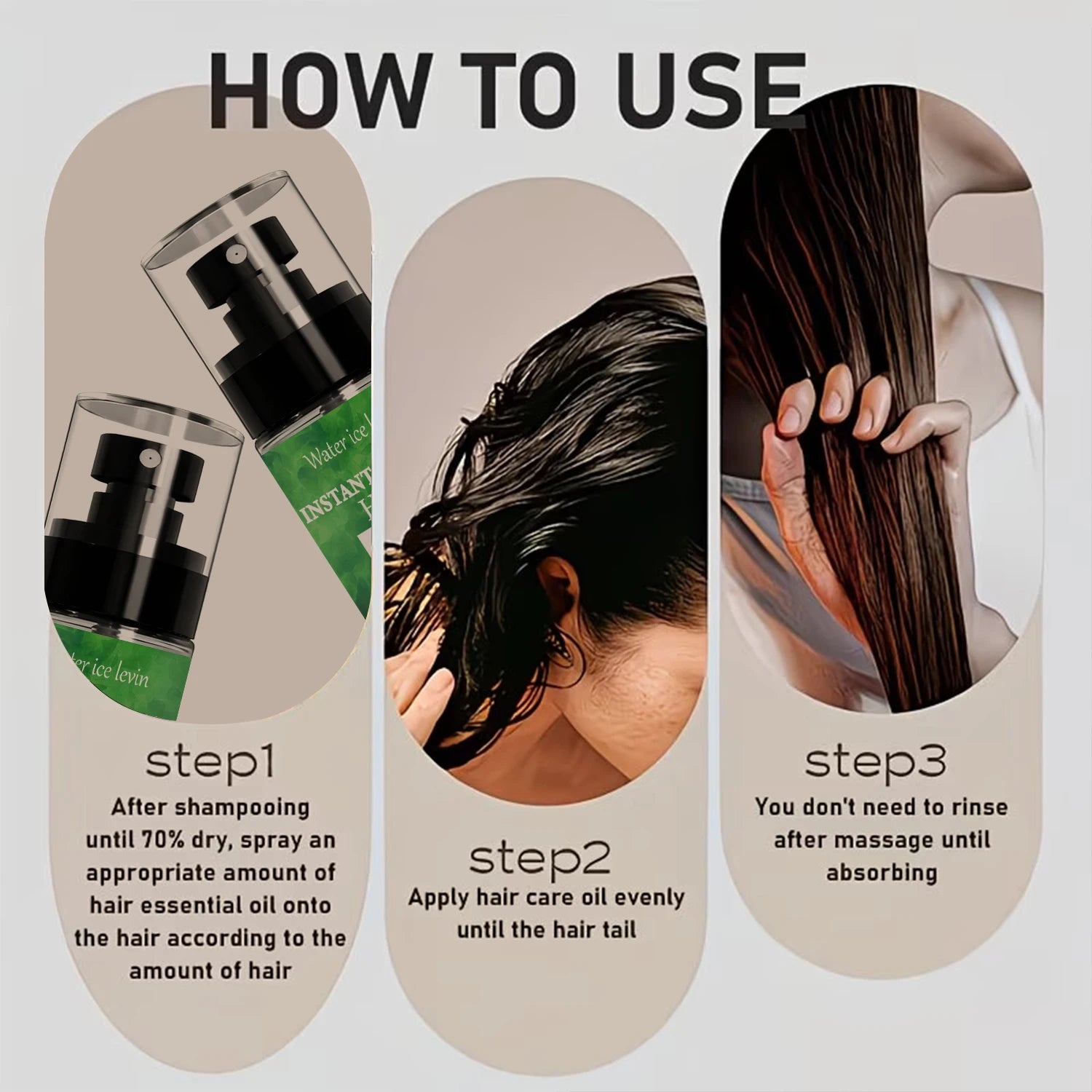 Keratin Biotin Rosemary Oil Hair Smoothing Frizz Ease Mist 100g