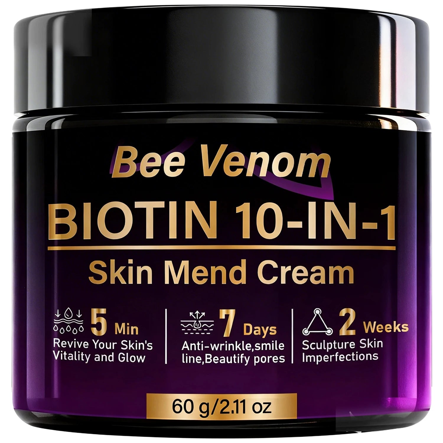Bee Venom Biotin 10-in-1 Anti Aging Face Cream Moisturizer - 6
