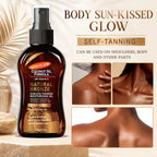 Coconut Vitamin E Self Tanning Oil Gradual Bronzing Body Face Glow