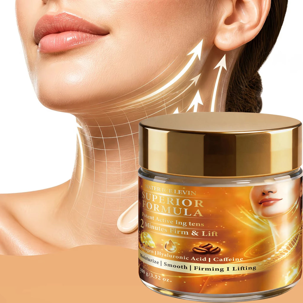 Water Ice Levin Collagen Caffeine Firming Lifting Anti Aging Face Cream