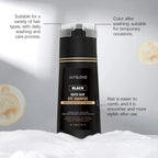 200ml Herbal Black Hair Dyeing Shampoo for Gray Hair Coverage