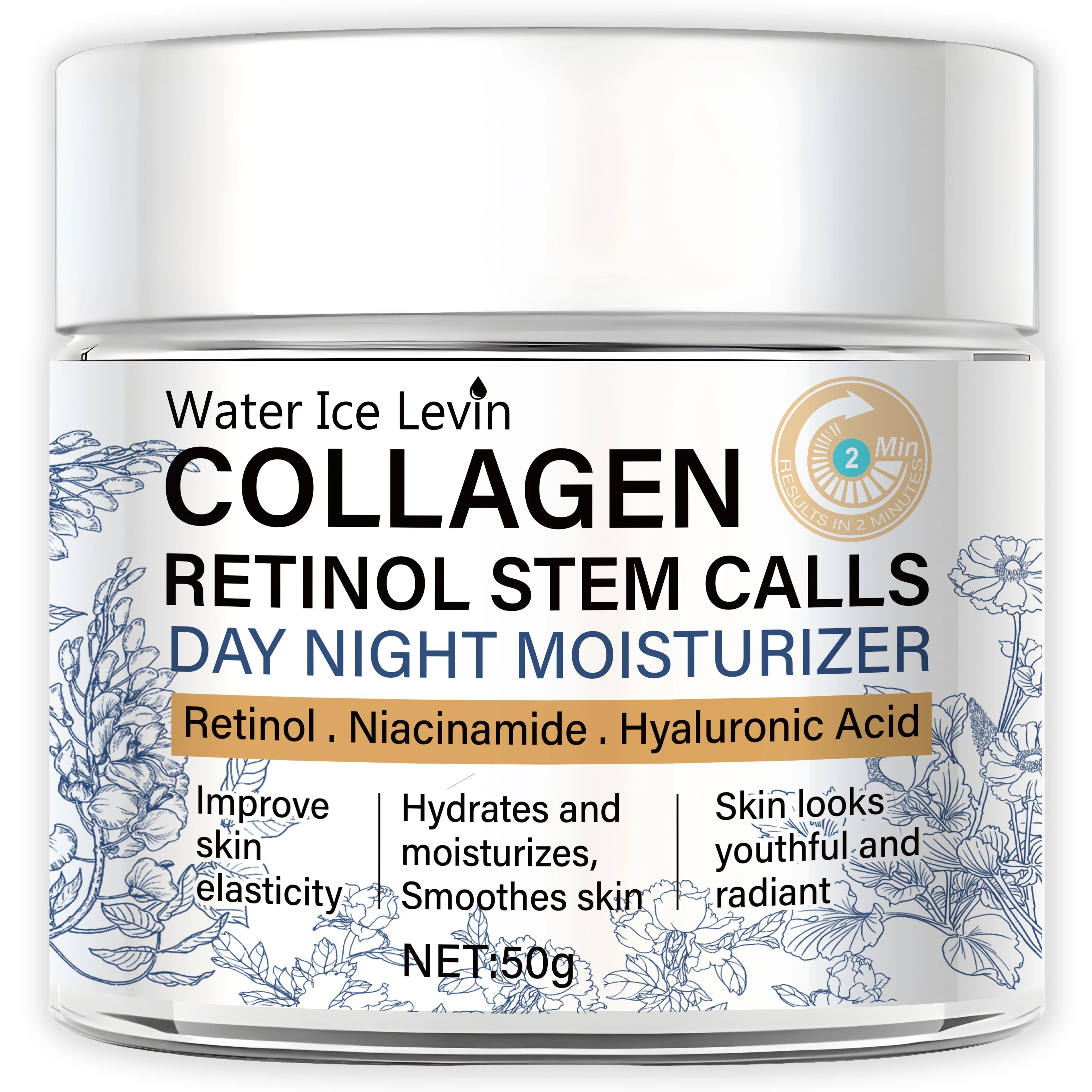Collagen Retinol Moisturizing Cream Anti Aging Face Treatment 50g - 10