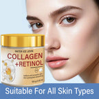 Retinol Collagen Face Cream Anti Aging Moisturizer for Fine Lines 100g