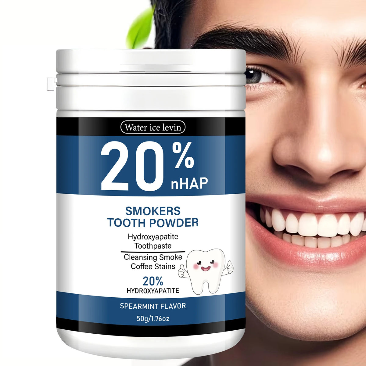 20% Hydroxyapatite Teeth Whitening Powder for Smoke and Coffee Stains