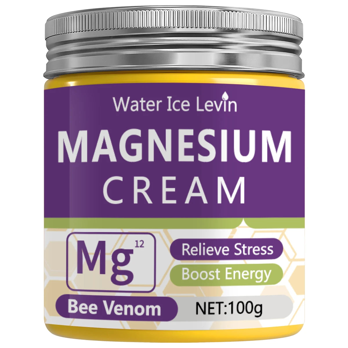 Magnesium Bee Venom Recovery Cream Moisturizing Stress Relief Lotion - 8