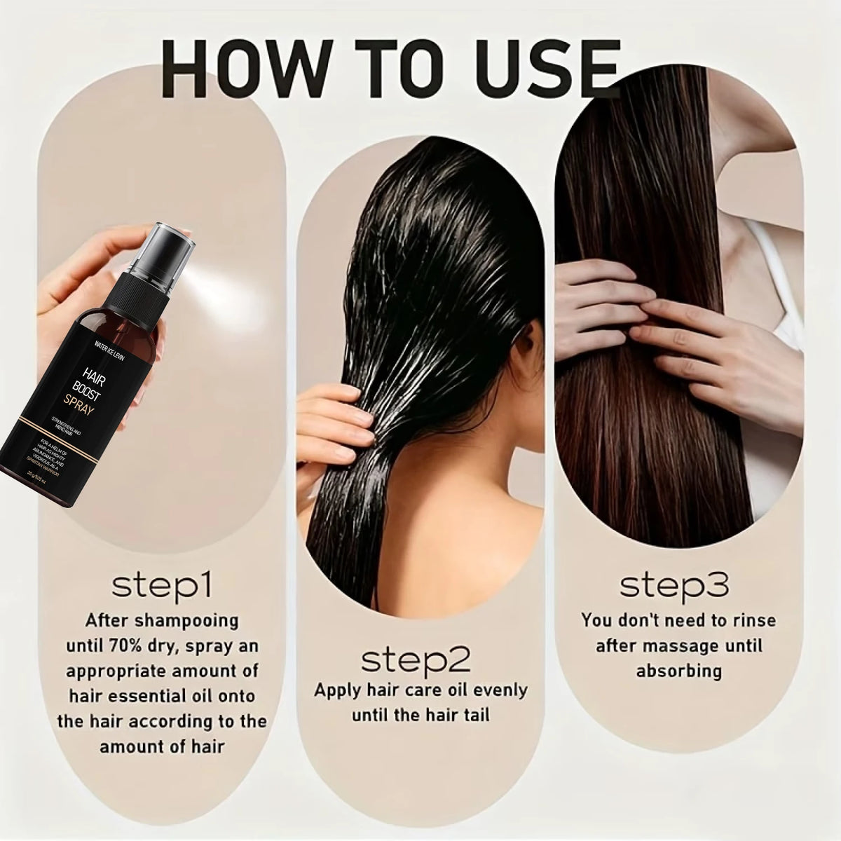 Hair Boost Spray Strengthening Keratin Biotin Repair Treatment