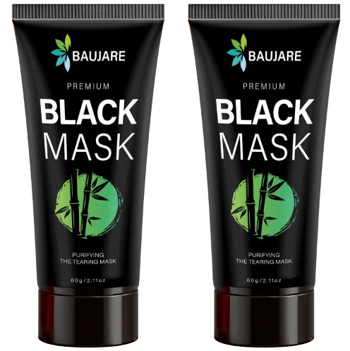Baujare Blackhead Remover Charcoal Peel Off Face Mask for All Skin Types - 6