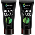 Baujare Blackhead Remover Charcoal Peel Off Face Mask for All Skin Types