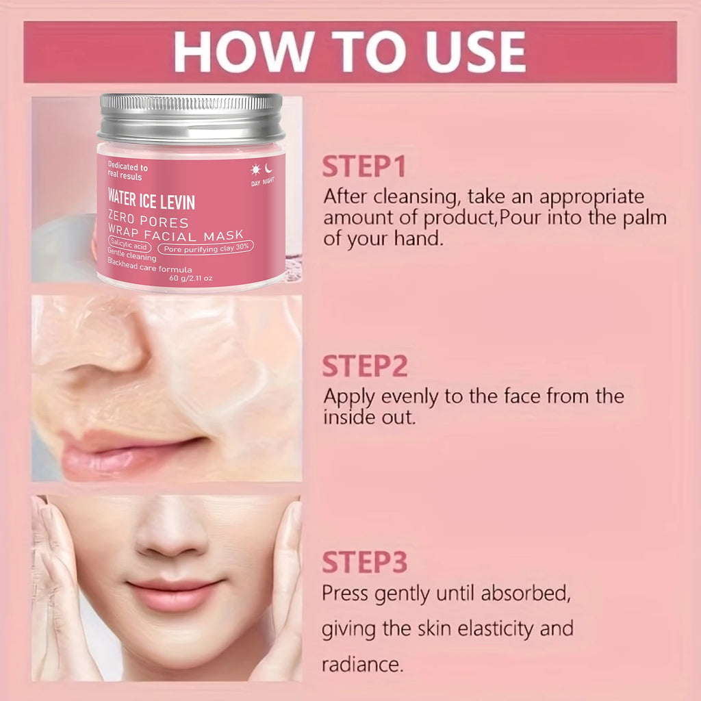 Water Ice Levin Salicylic Acid Clay Mask for Pore Cleansing and Blackheads