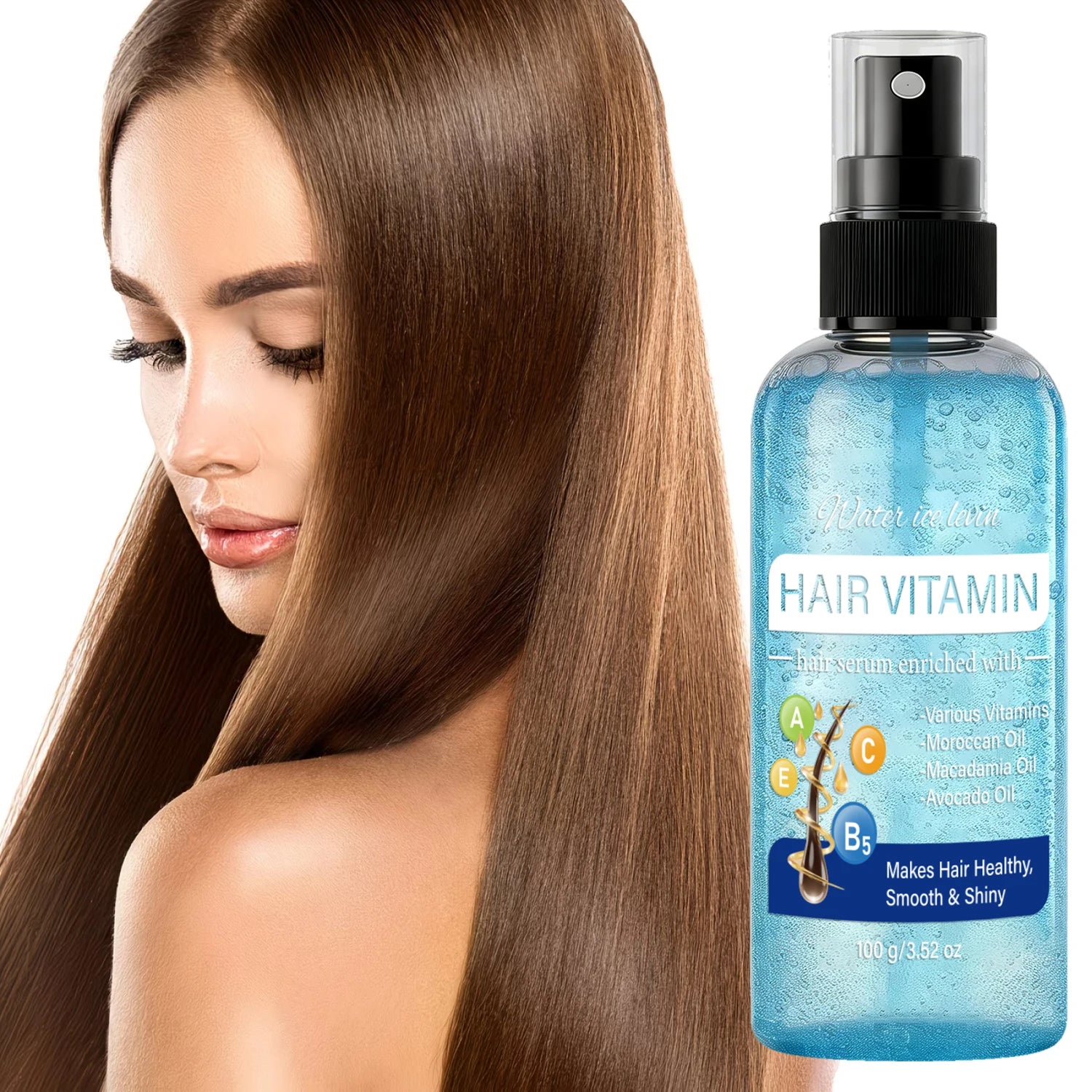 Vitamin Infused Hair Care Spray with Argan Macadamia and Avocado Oil 100g