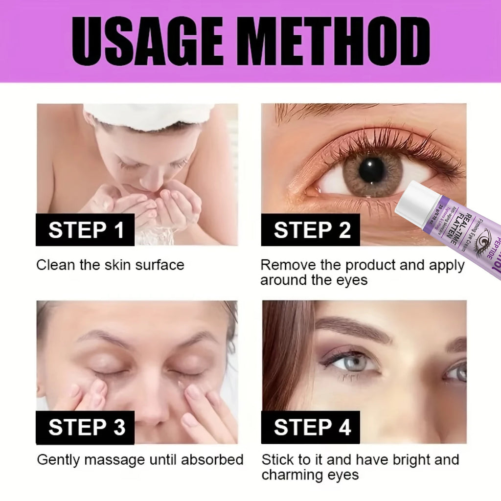 4D Retinol Peptide Eye Cream Firming Anti Aging Collagen Eye Treatment