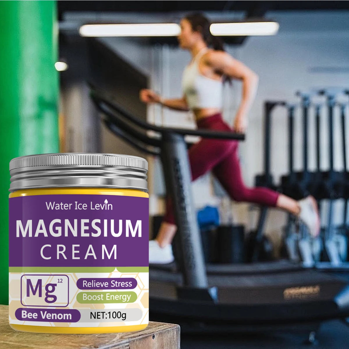 Magnesium Bee Venom Recovery Cream Moisturizing Stress Relief Lotion