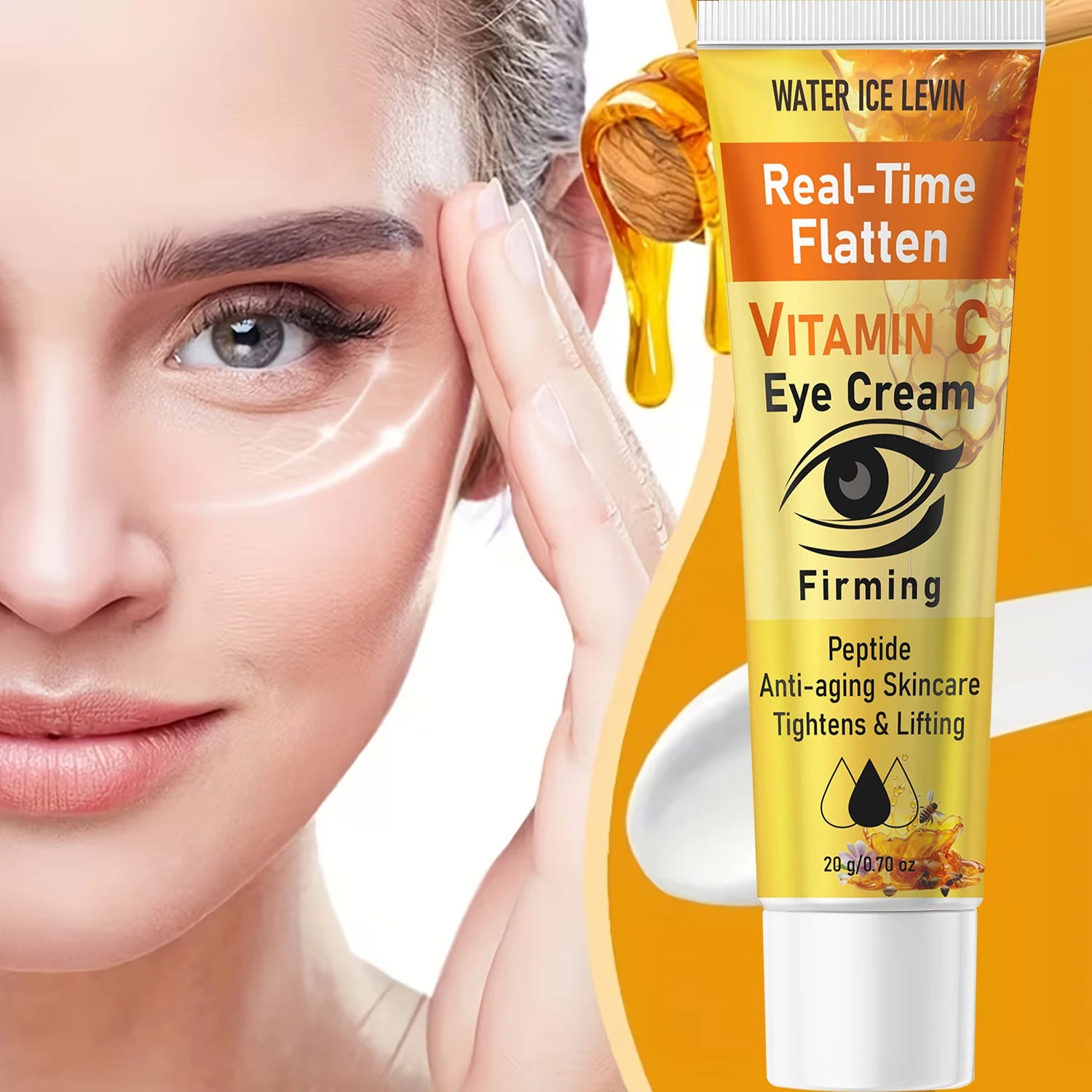 Water Ice Levin Bee Venom Peptide Eye Cream Anti Aging Firming Treatment - 1
