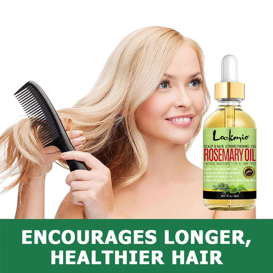 Lockmio Hair Care Set Thermal Spray Rosemary Oil Wax Stick Edge Control