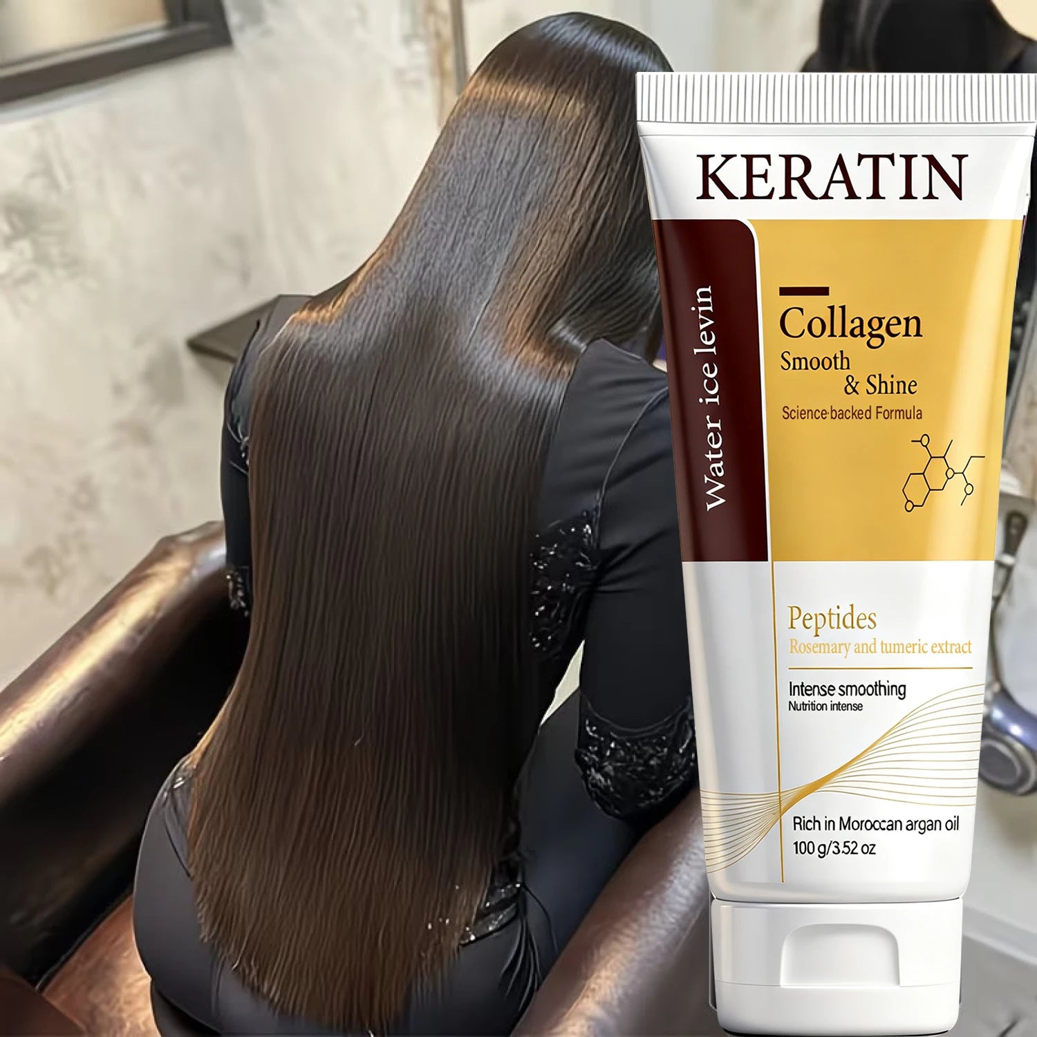 Collagen Hair Mask with Keratin and Peptides Smoothing Treatment 100g