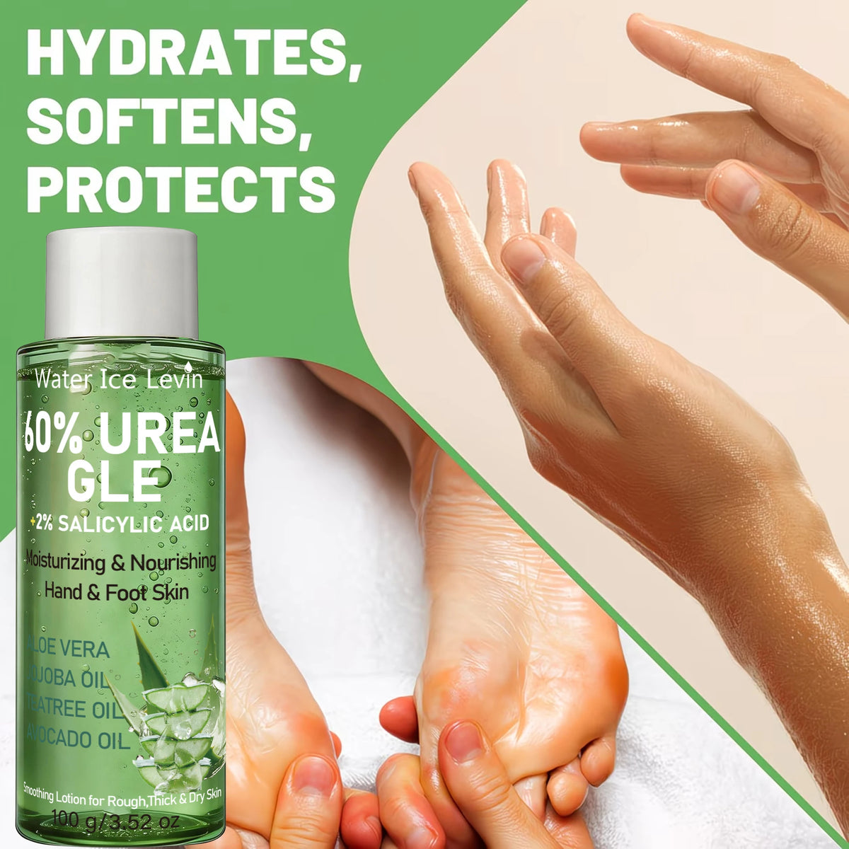 Urea Salicylic Acid Hand and Foot Cream Repair Moisturizer 100g