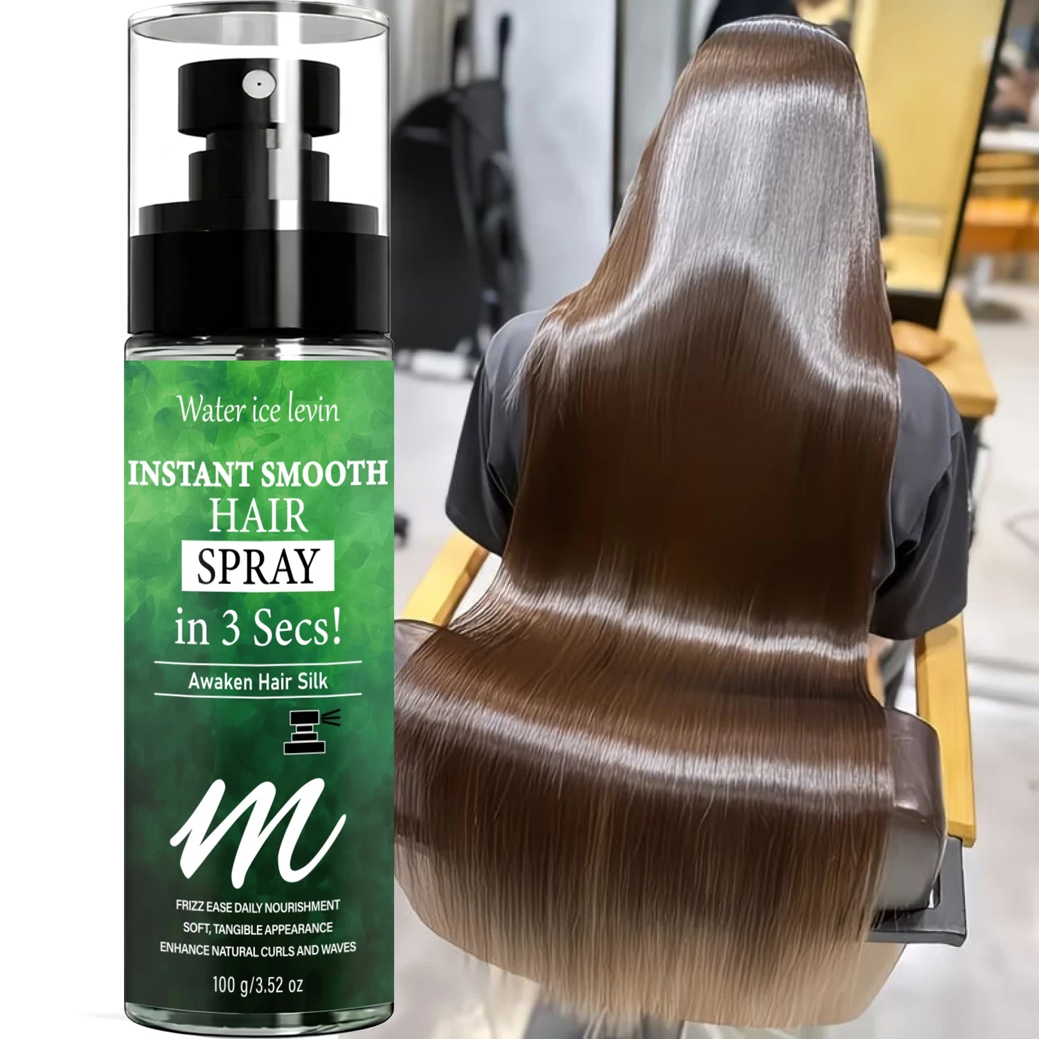 Keratin Biotin Rosemary Oil Hair Smoothing Frizz Ease Mist 100g